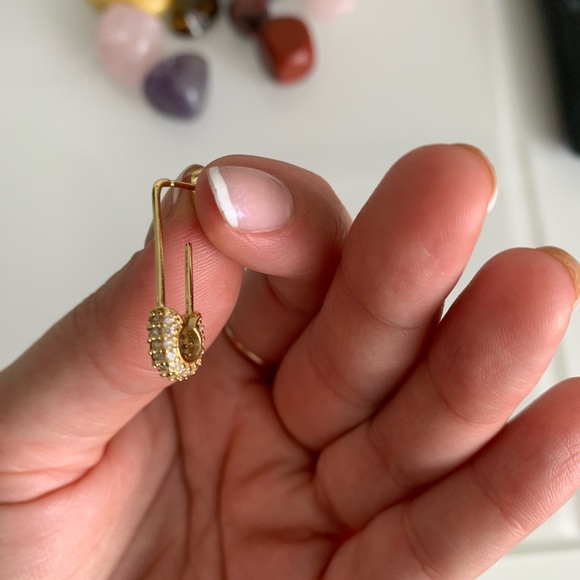 Gold plated silver 925 earrings - Picture 7 of 8